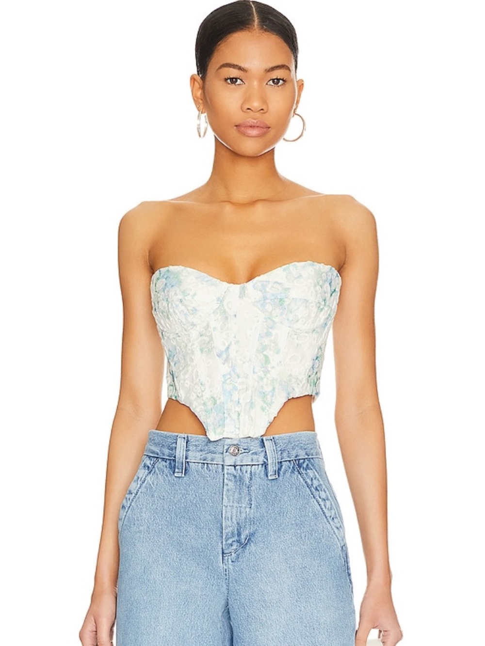 Bardot Lila bustier top